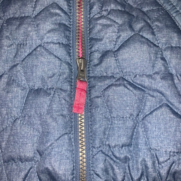 Girls OshKosh B'gosh Light Blue/Pink 4/5 Jacket - Picture 4 of 6